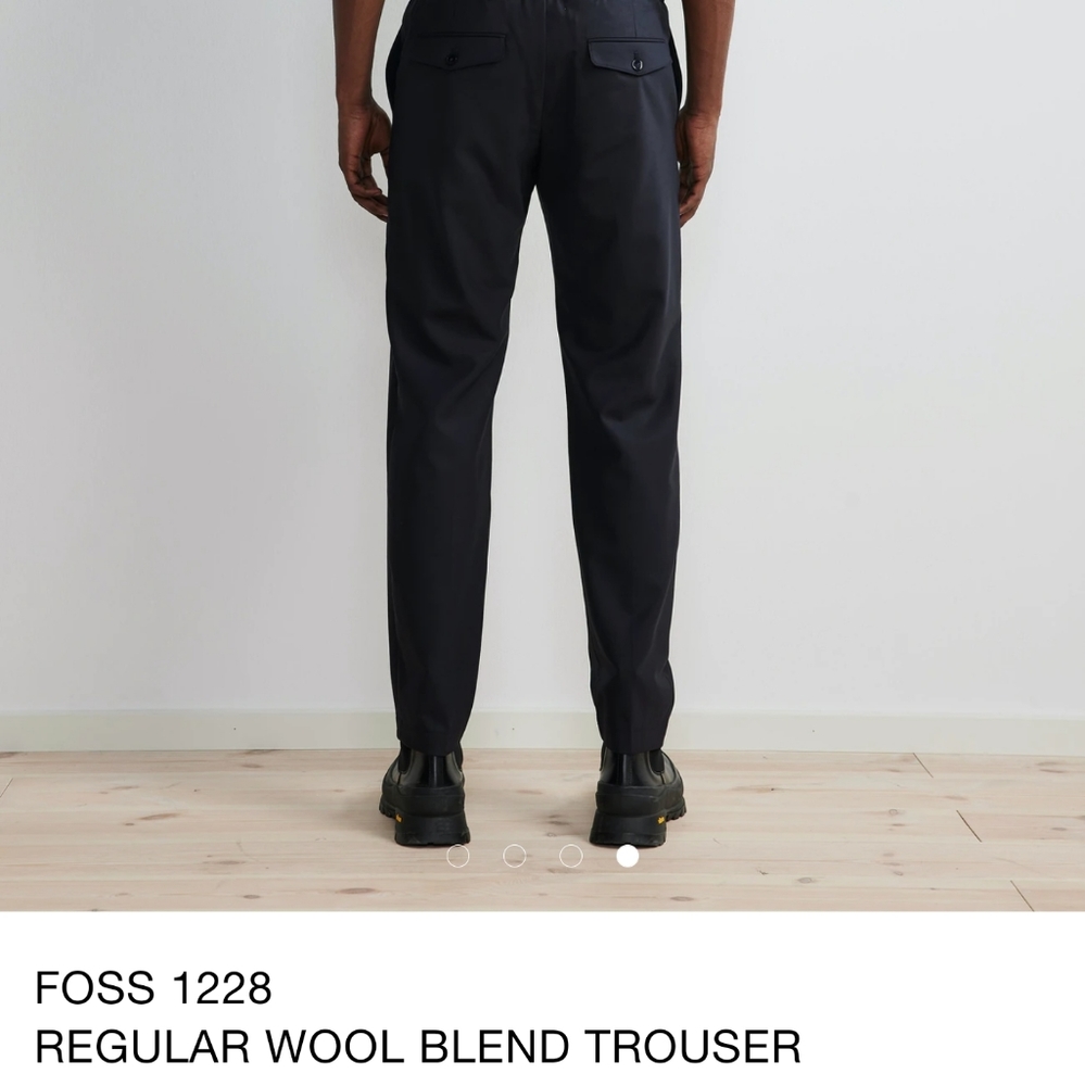 NNO7-REGULAR WOOL BLEND TROUSER
